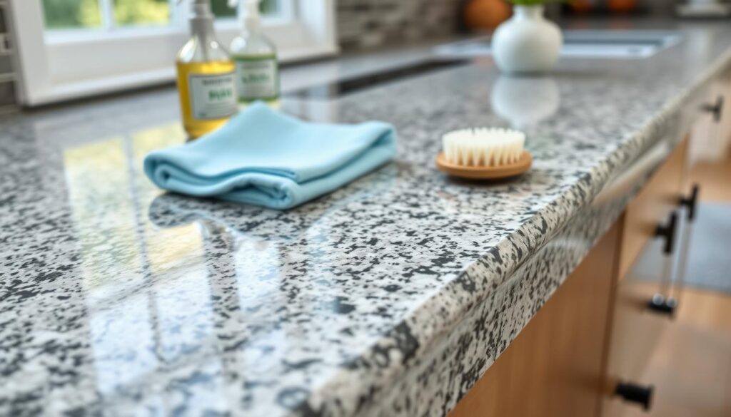 Pencil round granite edge maintenance Pencil round granite edge maintenance