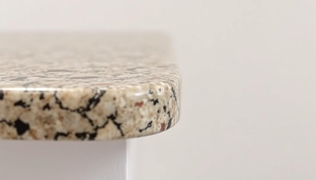 Pencil round granite edge profile Pencil round granite edge profile